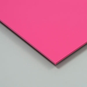 Fuchsia Pink coloured Satin PVC Wall Cladding