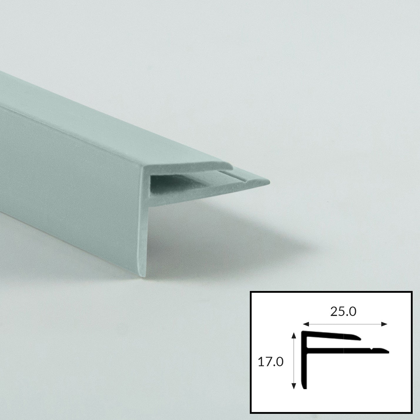 Olive (Sage green) PVC External Corner Profile with Satin Finish