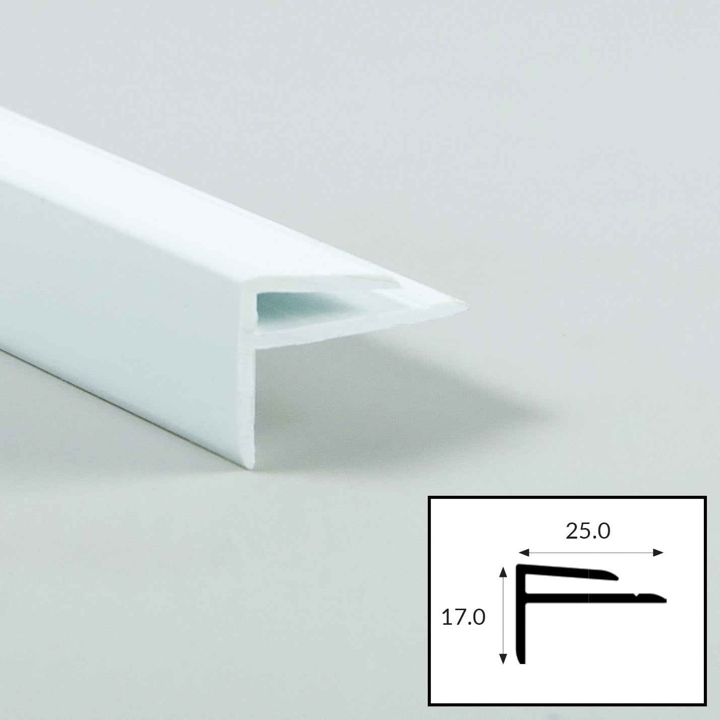 Duck (Egg blue) PVC External Corner Profile with Satin Finish