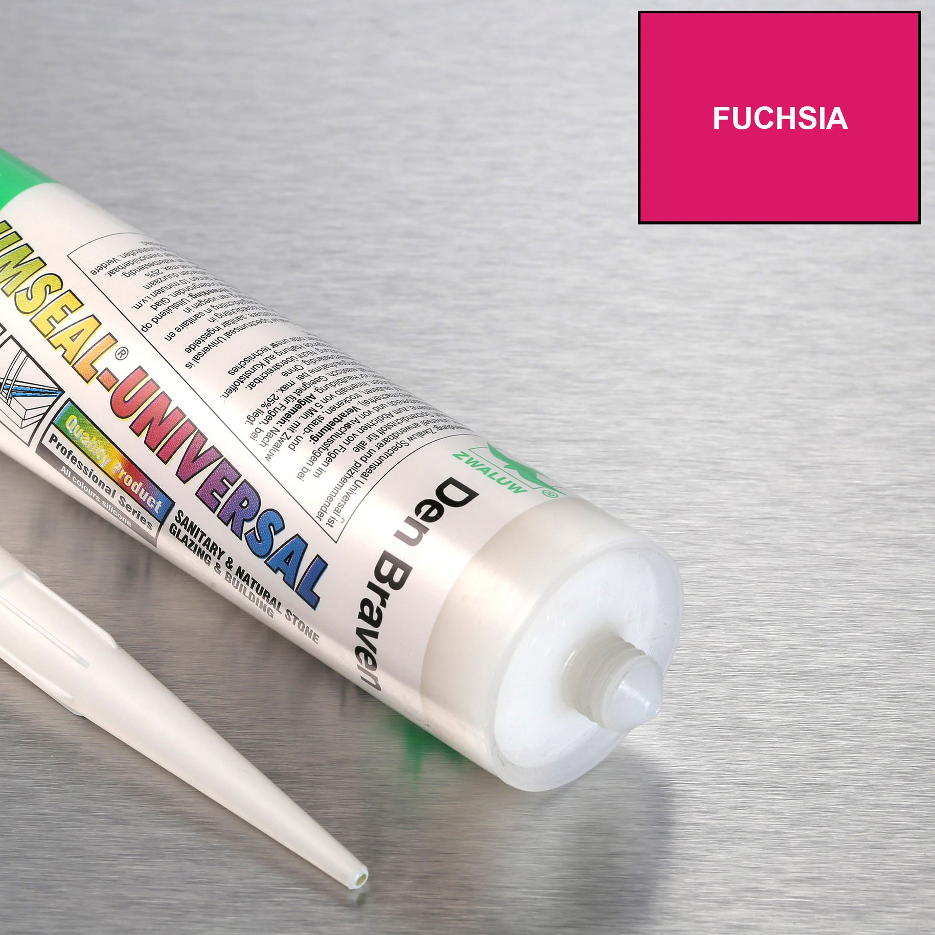 Fuchsia (Pink) Colour Matched Silicone for PVC Cladding