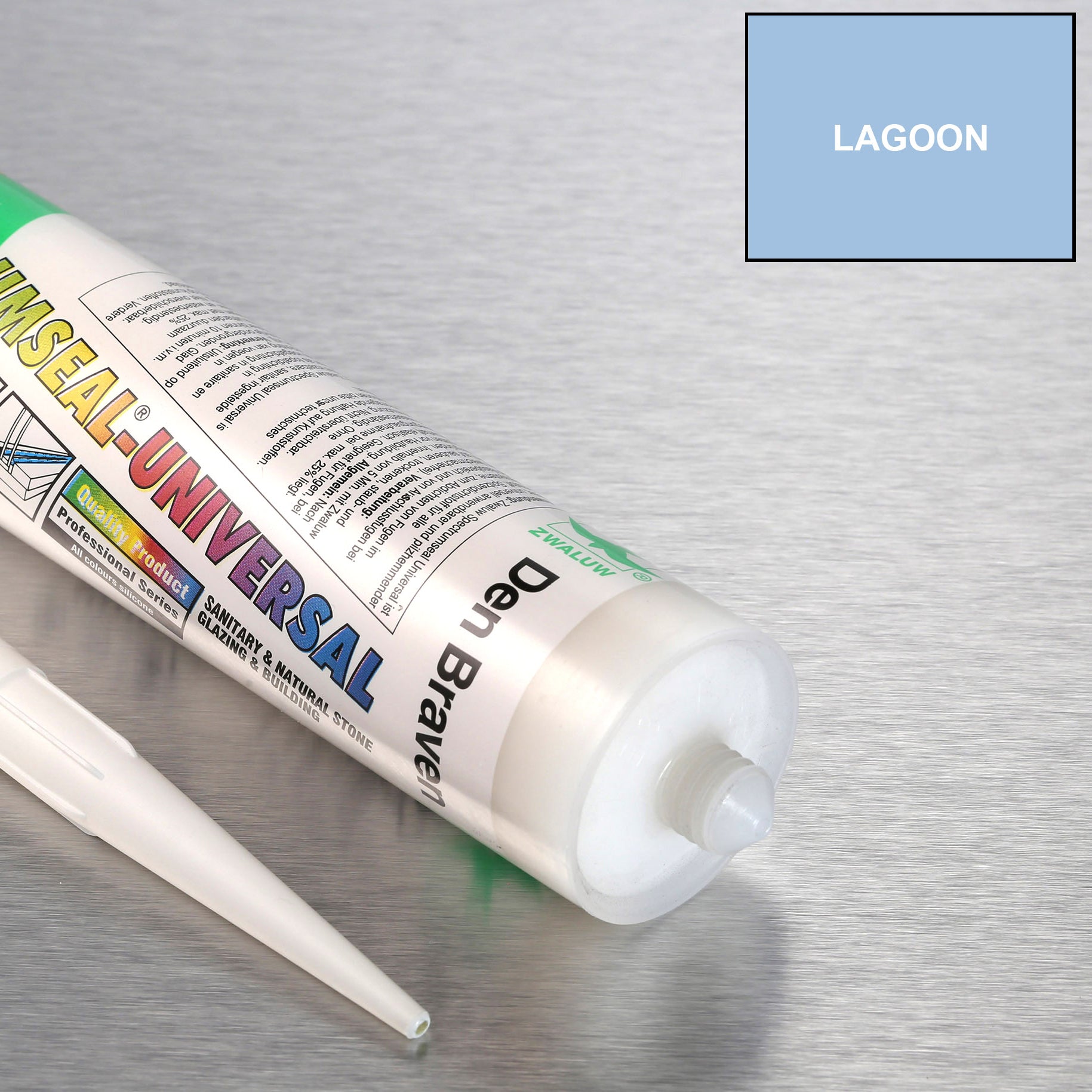 Lagoon (Blue) Colour Matched Silicone for PVC Cladding