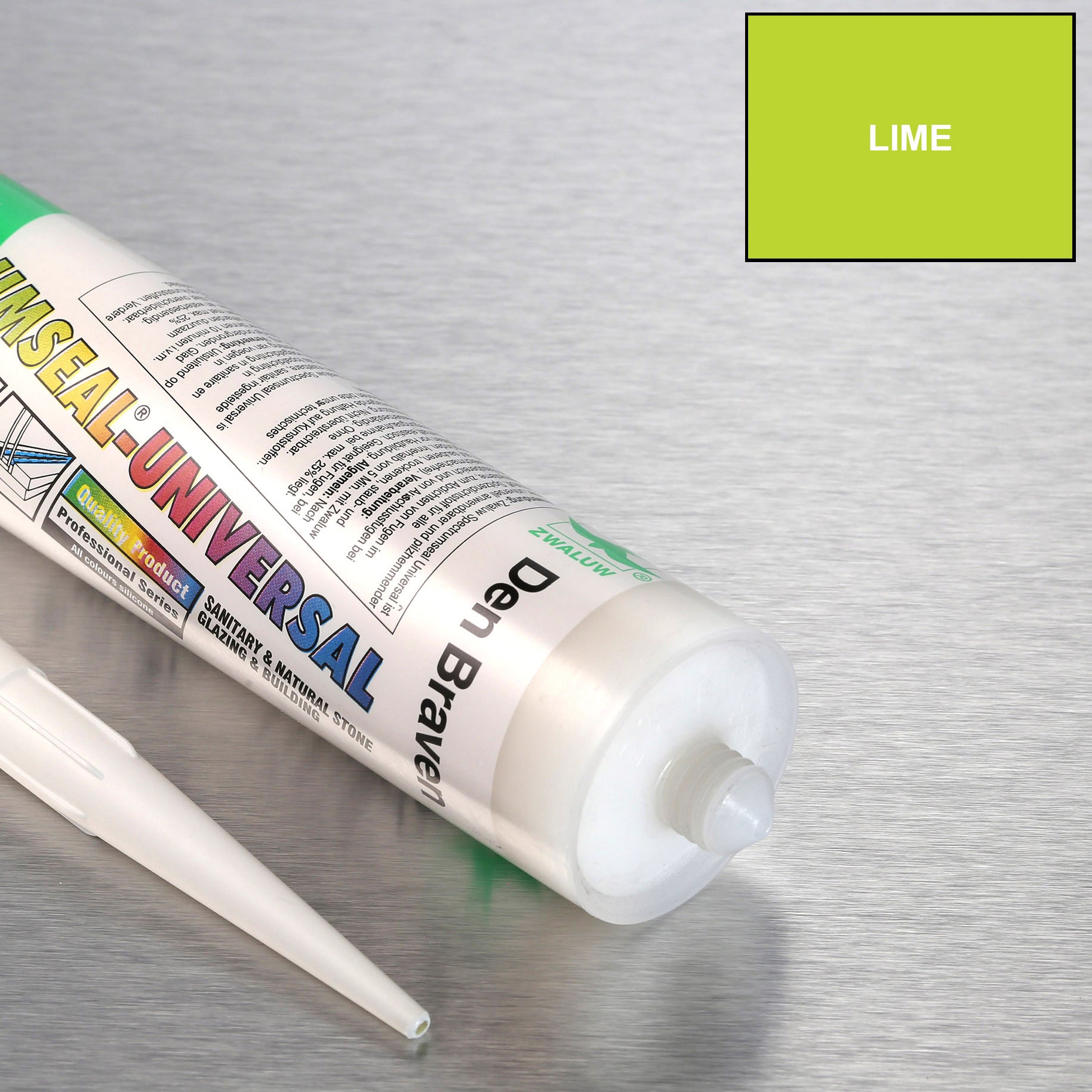 Lime (Green) Colour Matched Silicone for PVC Cladding