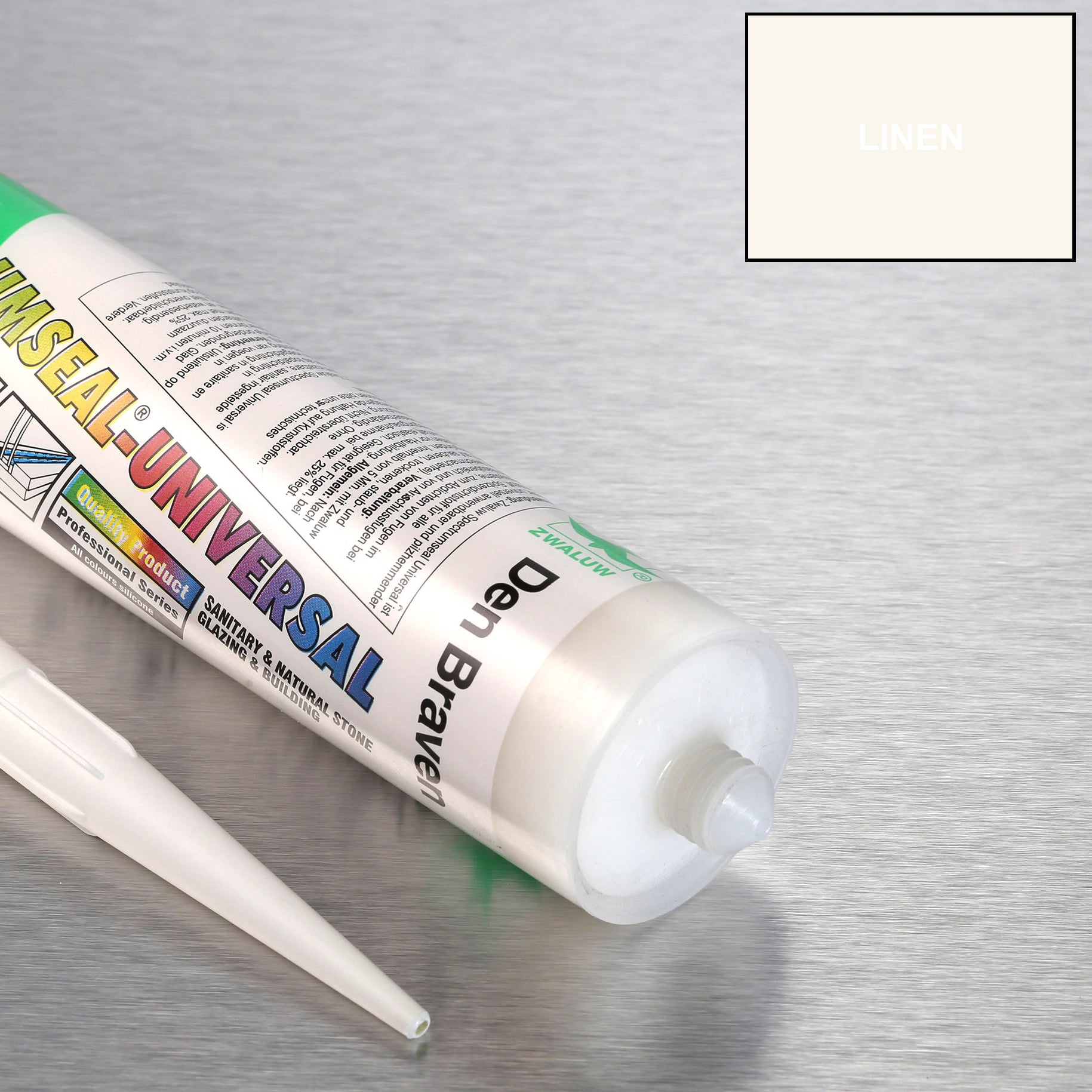 Linen Colour Matched Silicone for PVC Cladding