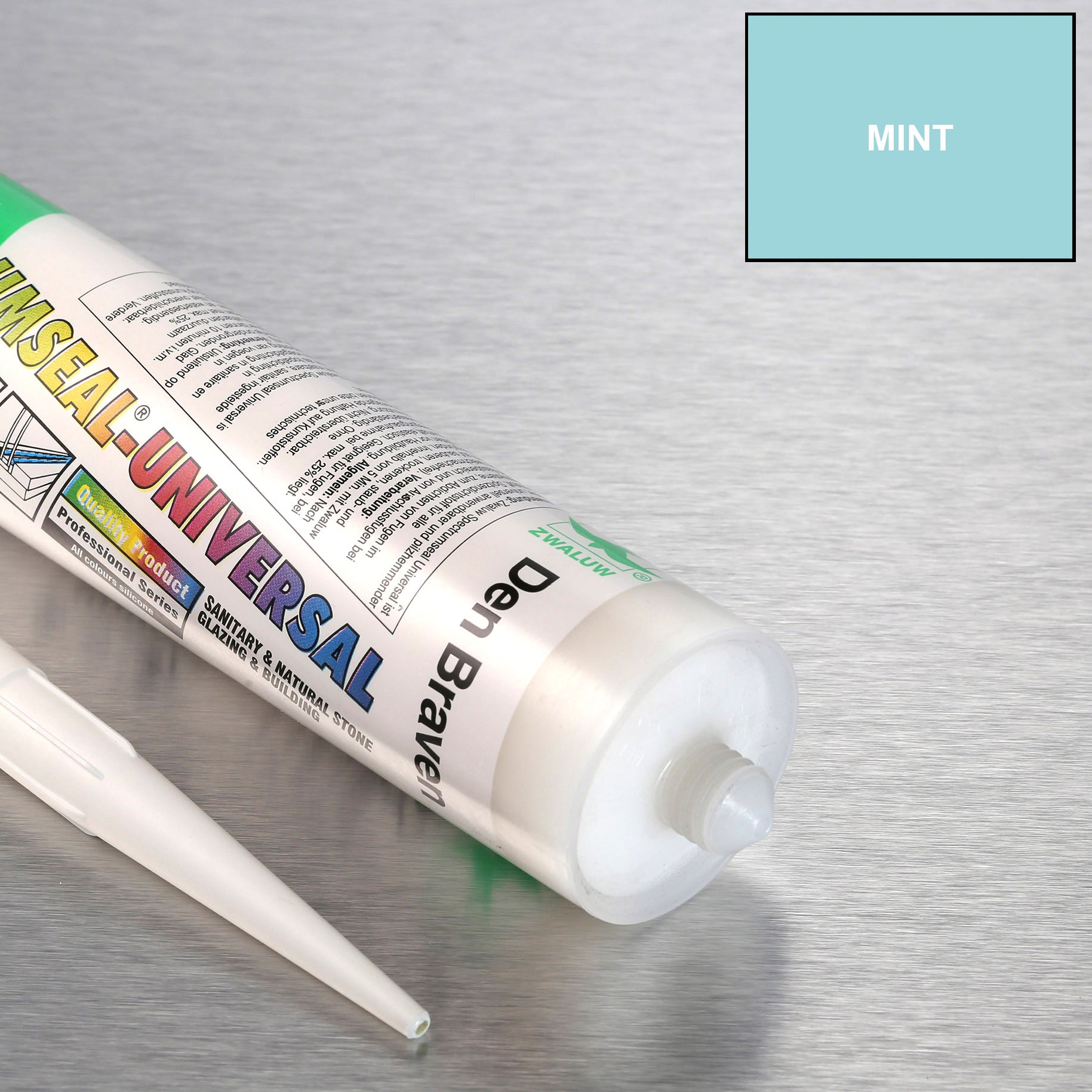 Mint Colour Matched Silicone for PVC Cladding